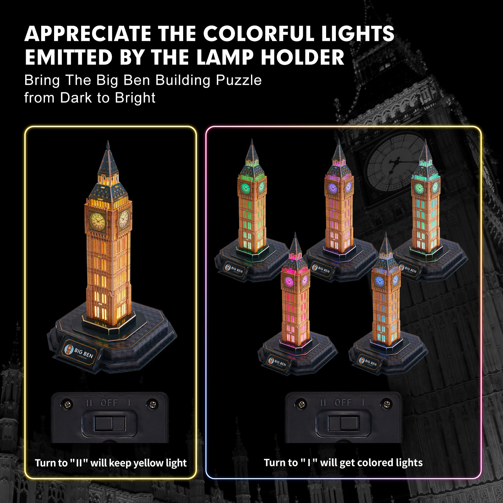 Big Ben Night Edition L535h