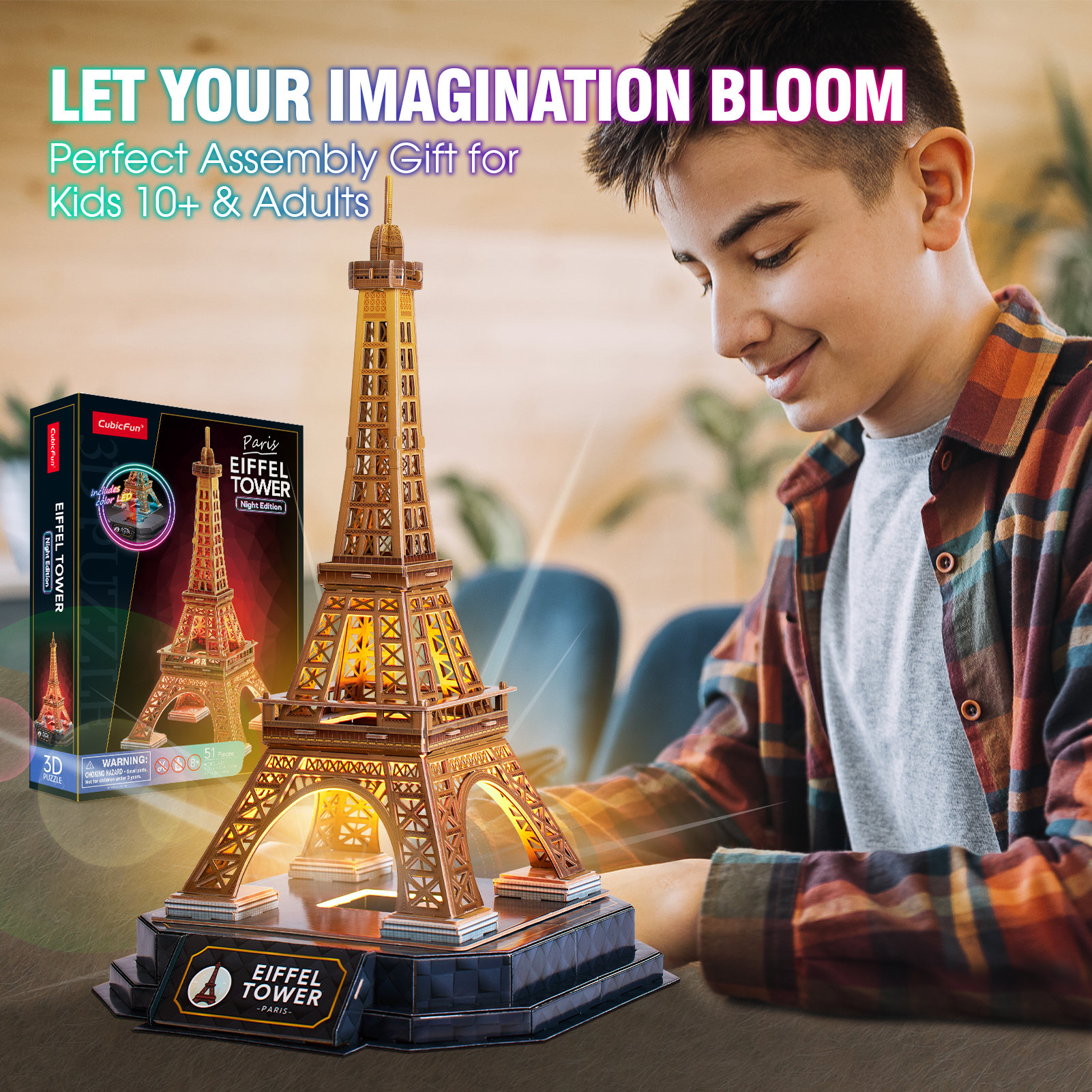 Eiffel Tower Night Edition L534h